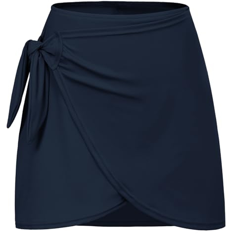 Jack Smith Damen Plissee Mini Sportswear Jumpsuit Sportrock Badminton Tischtennis Dunkelblau L
