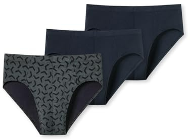 Schiesser Herren 3pack Supermini-95/5 Essentials Slip, Sortiert 1_181882, 4XL