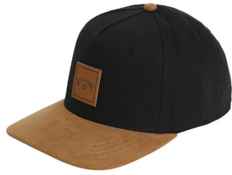 Billabong Men's Stacked Snapback Cap, Black/TAN, Einheitsgröße