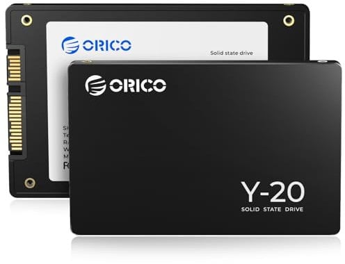 ORICO 1TB SATA SSD 2.5 Inch Internal Solid State Drive, Read Speed up to 500MB/s, SATA III 6Gbps for Desktop Laptop NAS DIY External Drive - Y20
