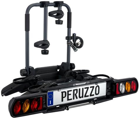 Peruzzo Pure Instinct Fahrradträger für Abschleppkugeln, Anthrazit, 2 Fahrräder