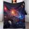 Planet Decke Fleecedecke,Weiche Warme Fuzzy Überwurfdecken Kinder Oder Erwachsene Für Krippe Bett Couch Stuhl Four Seasons Wohnzimmer Reisen Outdoor（130×150cm）