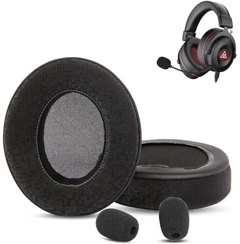 Premium Proteinkleder Ersatz Ohrpolster für EKSA E900 E900 PRO Gaming Headset Ersatz-Ohrpolster
