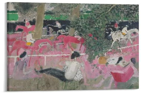 KOOHTAA Andre Brasilier Dimanche Aux-Kurse Poster Kunst zum Aufhängen Bild Bild Druck Leinwand Poster Wandmalerei Kunst Poster Dekor Moderne Wohnkunstwerke 20 x 30 cm