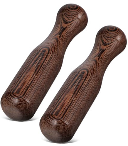 HOLIDYOYO 2pièces Pilon Bois De Pouce Chinois Outil De Broyage Manuel Pour Aliments Et Médicaments De Nourriture Bois De Accessoire De Cuisine Rustique