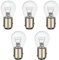 SOFOC 1157 BAY15D P21W Auto/Motorrad Blinker Leuchte Brems-/Standlicht S25 24V 21W Warmweiß Fern-/Abblendlicht Design 5Pcs