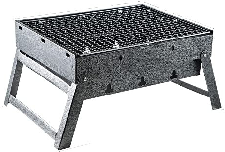 WALFREW Barbecue a Gas Portable Folding Charcoal Barbecue BBQ Grill for Outdoor Campers Camping Cooking Picnics Hiking Patio Garden Steak Chicken Fish