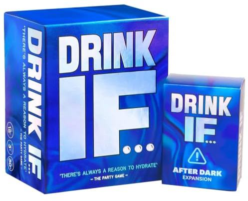 Dyce Games | Drink If Bundle | Karten Partyspiel Für Erwachsene, Standalone Bundle Mit Grundspiel Und After Dark Expansion, 800 Fragen, Humor Für Erwachsene | 2 Plus Spieler | 30 Minuten