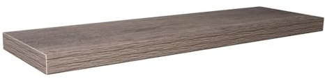 Velano - Bücherregal Wand - Wandregal 80x23,5 cm - Regal Wand - Schweberegal - Hängeregal - Regalbrett - Braun Eiche - Küchenregal - Bücherregal Kinder - Deko Wohnzimmer - Gewürzregal Wand
