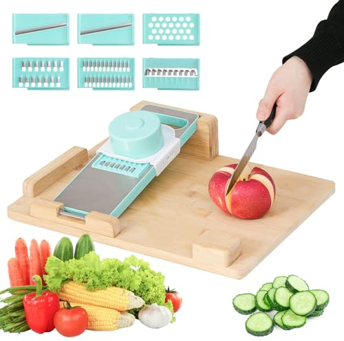 TYYIHUA One-Handed Cutting Board, Adaptive Chopping Board Set, Non-Slip with Bread Stoppers and Spikes, Perfect for Amputees and Disabled People, for Effortless Cutting