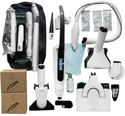 Folletto VK7S Aspirapolvere Senza Fili, Kit Completo con HD7, EB7, SP7, MPA, 2 Batterie e 2 Caricabatterie, 24 Mesi di Garanzia