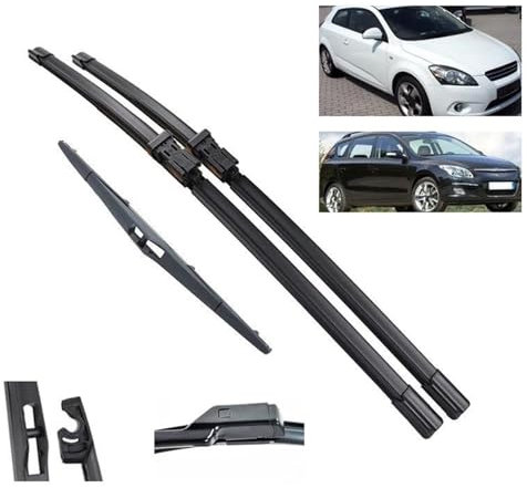 OXANC ,para Kia Ceed 2006-2009 2008,para Hyundai I30 2007-2010 Escobillas de limpiaparabrisas Ventana Delantera y Trasera
