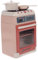 CHICAMPERA 1 Juego Juguetes de Horno de electrodomésticos pequeños eléctricos Electrodomésticos de Cocina de Juguete para Mini Horno de Juguete Falso Jugar para el plastico Rosa