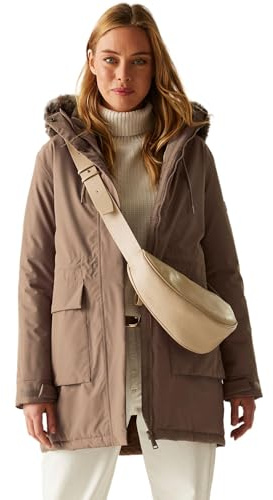 Regatta Sabinka Damen-Parka, wasserdicht, Mokka/Kakao, 50