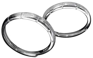 Dsnyu Partnerringe 925 Silber, Partnerringe für Sie und Ihn Gebürstet Matt Silber Schmuck Größe Verstellbar