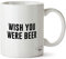 Hippowarehouse Wish You were Beer Printed Mug Cup Ceramic 10oz