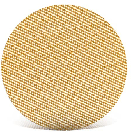 MENZER Ultranet Klett-Schleifgitter, 90 mm, f. Exzenterschleifer, Weißes Edelkorund (25 Stk.) K60