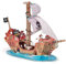 Papo – Piratenschiff, episches Abenteuer auf den Meeren, Spielzeug für Kinder, Korsaren und verborgene Schätze, regt die Fantasie an, perfekt für Entwicklung und kreatives Spielen ab 3 Jahren. 55*47cm