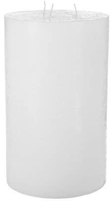 Atmosphera - Kerze rustikal - 3 Dochte - weiß - 3kg - Weiß