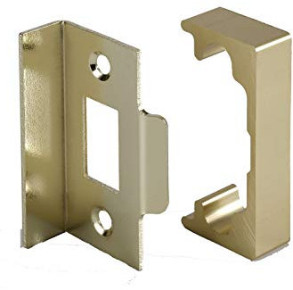 Rebate Kit for French Doors - Brass Finish