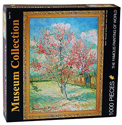Moruska The Pink Peach Tree by Vincent Van Gogh Jigsaw Puzzle 1000 Piece Art Puzzles for Adults