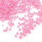 3300 Stück Glas Rocailles Perlen 3mm Ceylon, 7 Farben, 8/0, Pony Perlen, Ceylon gelüstert, Silky Seed Beads (Rosa)