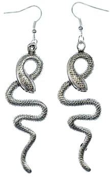Miniblings Schlangen Ohrringe Silber Echtsilber 925er 999er | Ohrschmuck aus eigener Fertigung in Berlin, mit Schlange und Reptil