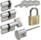 BASI | V50 Schließzylinder | gleichschließend und frei kombinierbar | Viele Längen verfügbar | Profilzylinder für Haus und Wohnung | Doppelzylinder A:30 mm B:40 mm