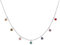 WANDA PLATA kugelkette silber 925 Halskette Choker Kugeln und Zirkone Anhänger Sterling Silber für Damen, Junges Mädchen, Verstellbare Kette 40+5 cm, Geschenkbox