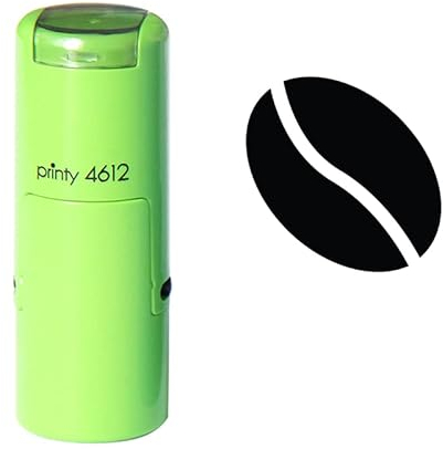 Self Inking Loyalty Card Stamp - Coffee Bean