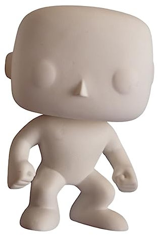 Miwacu | Muñeco Cabezon En Blanco para Personalizar | Figura DIY | Custom Vinyl Base Hombre | SIN Caja