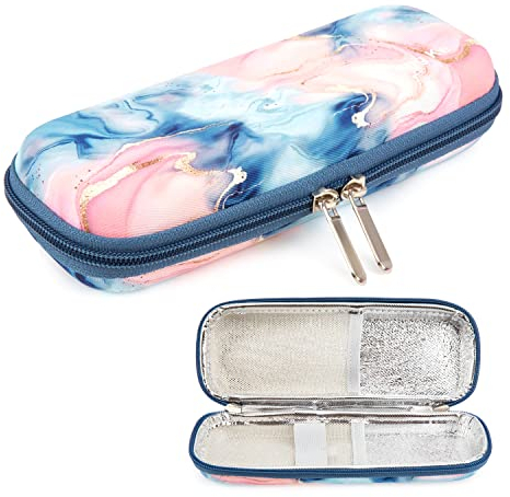 YOUSHARES Insulin Kühltasche für Reise Tasche, Eva Insulin Tasche für Insulin Pen, Insulin und Andere Diabetikerzubehör, Diabetiker Tasche (Treibsandpulver)
