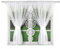 Generisch Fertige Gardine Albania 400x150 Weiss Voile Scherenschnitt Paneel Fensterdekoration