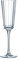 Cristal d'Arques Paris - Collection Macassar - 6 Flûtes 17 cl - Brillance, Transparence et Haute Résistance - Fabriqués en France - Emballage renforcé, adapté à la vente en ligne