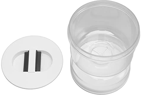 Gind Pot de Sablier en Acrylique Blanc Sec et Humide pour Cornichon