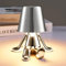 Tischlampe mit Touch Steuerung, Thinker Statue Man Dekorative LED Schreibtischlampe, USB Charging 3 Helligkeitsstufen Dimmbare Nachttischlampe für Schlafzimmer Wohnzimmer Büro Dekoratio Geschenk