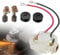 Carbon Brushes Brush Holder Caps CB430 for Makita CB430 BJS160 BJS161 BGA450 BGA452 DGA452 Cordless Angle Grinder, Brush Holder + Caps Cover for Makita 643954-4 Brush Holder Tool Accessories
