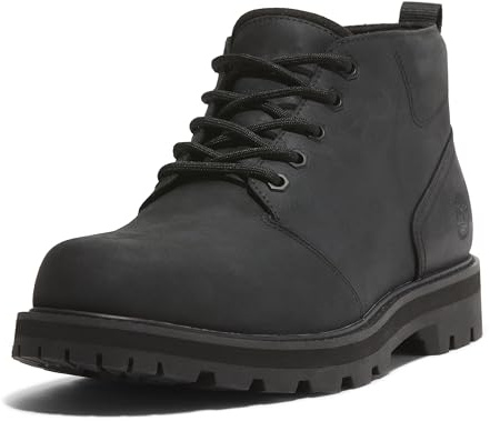 Timberland Britton Road Herren-Stiefel, wasserdicht, Chukka, Schwarze Vollmaserung, 46 EU
