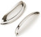 khtumeware 10 Pack 5 Drawer Pulls Polished Nickel Cabinet Cup Pulls Kitchen Hardware Cabinet Handles Drawer Handles Knobs 5 inch Hole Center