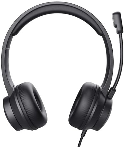 Trust Ayda On Ear Auriculares USB con Micrófono Negros