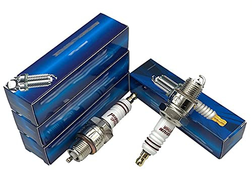 10 stücke int iridium Außenborder Yacht Zündkerze HIX-BP7 BP7HS / Fit für W7BC L78YC IWF22 W22FPU10 BP7HIX BPR7HIX BP7HS B7HS-10 BR8HS B6HS Motor-Zündkerze (Color : Iridium resistor)