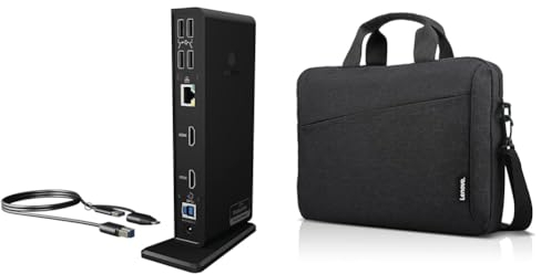 ICY BOX USB-C Docking Station (11-in-1) für 2 Monitore (2X HDMI) & Lenovo [Tasche] 15