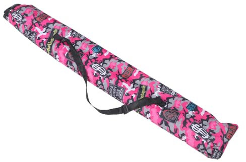 Milisten Fishing Rod Storage Bag 1.2m Portable Folding Fishing Rod Cover Soft Tackle Organizer Pink Outdoor