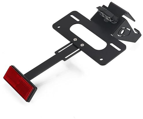 ZHUOWU Motorrad-Kennzeichenhalter mit LED-Leuchten für Z900 2017-2024 Z900 Performance 2021-2024 Z900 SE 2022-2024 hintere Kennzeichenbeleuchtung