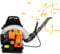 52CC Petrol Backpack Leaf Blower, 2 Stroke Gas Powered Leaf Blower, Snow Grass Lawn Blowers, 665 CFM Air Volume, Lightweight, High Efficiency, for Cleaning Patios Leaves Grass Cutting Blowing (Orange)