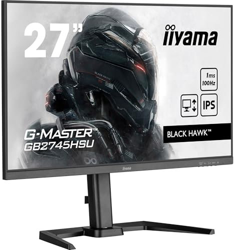 iiyama G-Master GB2745HSU-B2 27 LED IPS FullHD 100Hz Altavoces Altura Ajustable Adaptive Sync