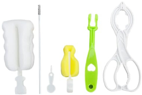 Baby Bottle Brush Set, Baby Bottle Brush, Water Bottle Detail Brush, Drinking Glasses, Bottle Brush Cleaning Kit, Straw Nipple Cleaning Brush for Cleaning Water Bottles