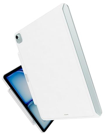 SWITCHEASY Coverbuddy Coque conçue pour iPad Air 13 M3/M2 (2025-2024), compatible avec Magic Keyboard, épaisseur améliorée et dissipation de la chaleur [clavier non inclus], blanc (5.0 BD)