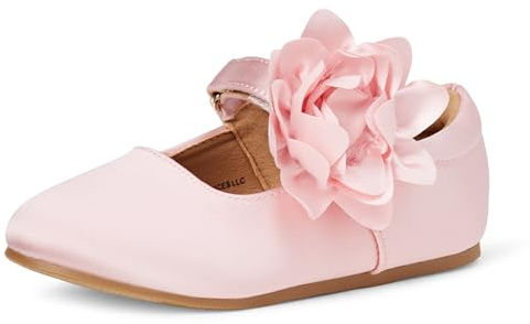 Amazon Essentials Ballerine Mary Jane Bambine e Ragazze, Raso Rosa, 32 EU