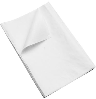 Bügelvlies Weiß, 200 x 100 cm Vlieseline zum Aufbügeln, Leichte Vliesstoff Bügeleinlage, Volumenvlies zum Aufbügeln, Bügelvlies Beidseitig Haftend für Nähen Handwerk, Verstärkte Bekleidung (Medium)